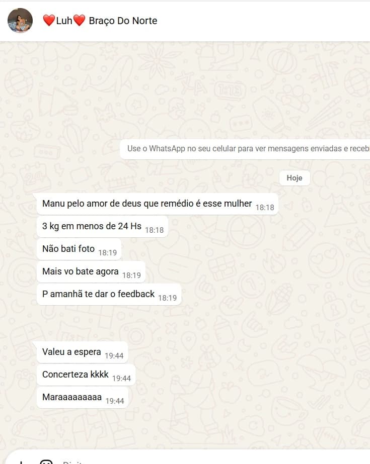 Prova social cliente Manuh Detox 5